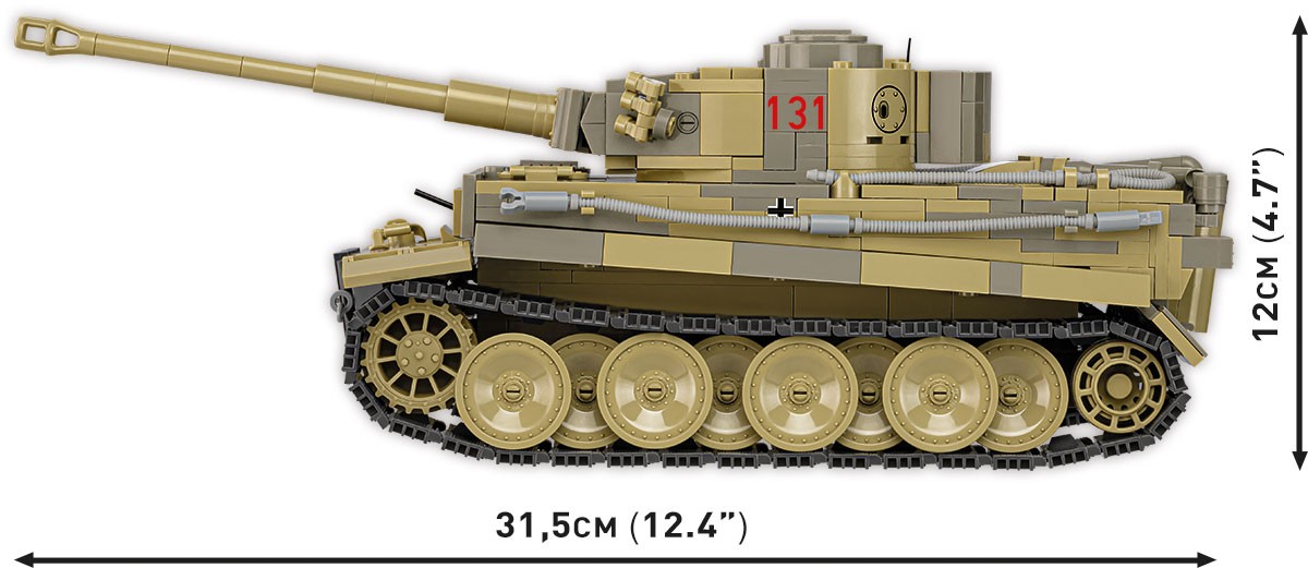Gradbeni kompleti Panzer VI Tiger, št. 131 4