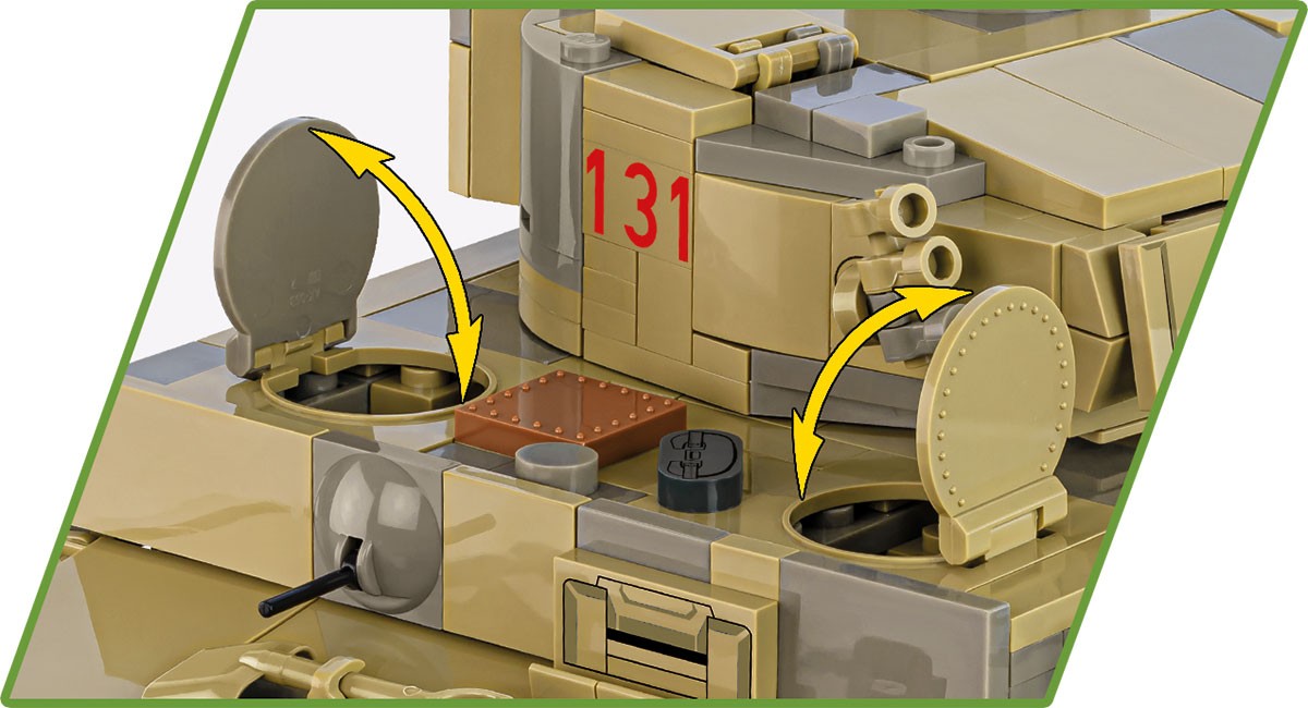 Gradbeni kompleti Panzer VI Tiger, št. 131 6