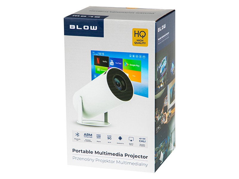 Prenosni projektor AndroidTV FullHD 5