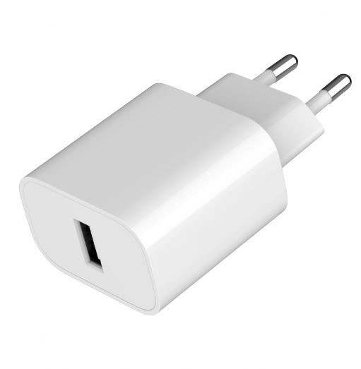 Bela USB-A polnilna naprava 2.4A 6
