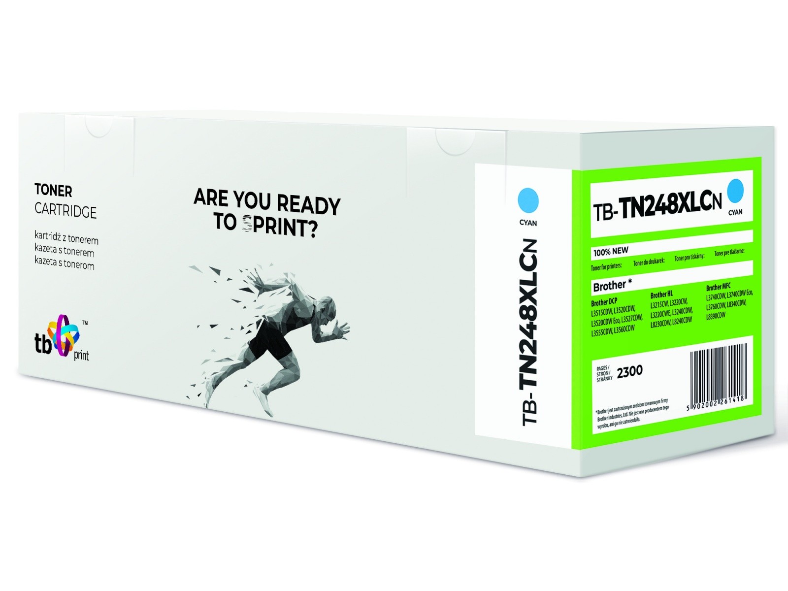 Toner za Brother TN248XLC, cian