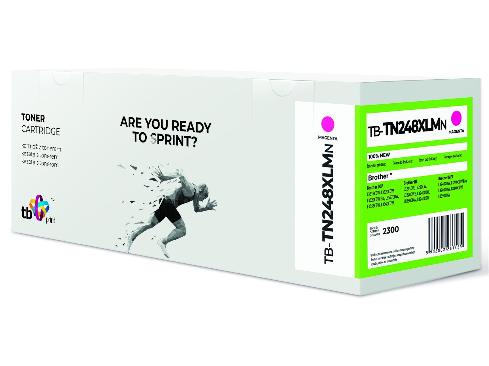 Toner za Brother TN248XLM, magenta