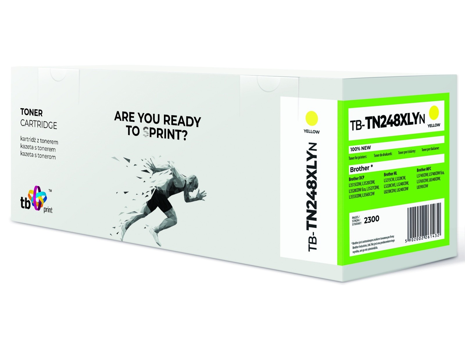 Toner za Brother TN248XLY, rumen