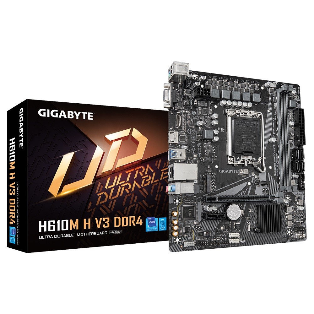 Matična plošča H610M H V3 DDR4 mATX z HDMI/USB
