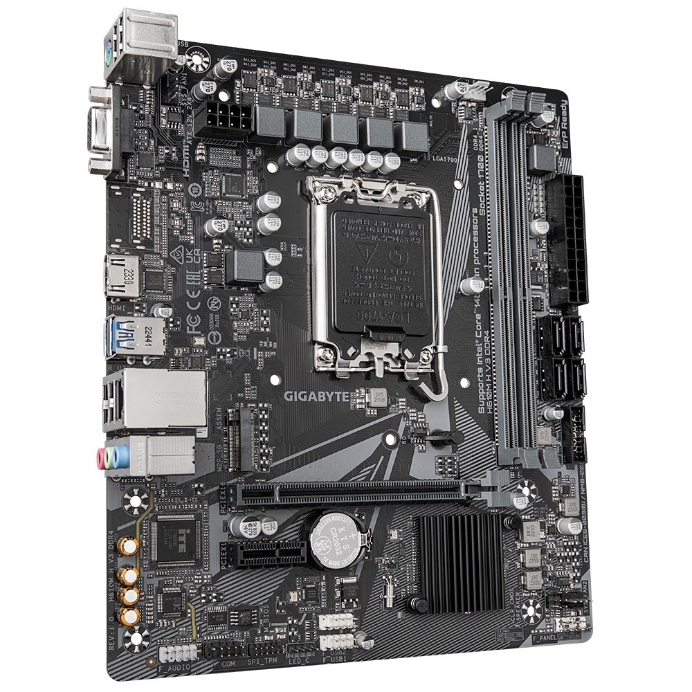 Matična plošča H610M H V3 DDR4 mATX z HDMI/USB 3