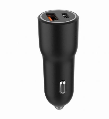 Gembird avto polnilnik USB-A/USB-C 38W PD, črn 3