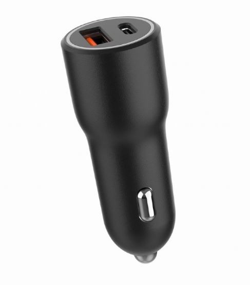 Gembird avto polnilnik USB-A/USB-C 38W PD, črn 4