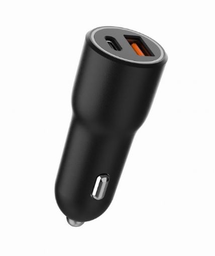 Gembird avto polnilnik USB-A/USB-C 38W PD, črn 5