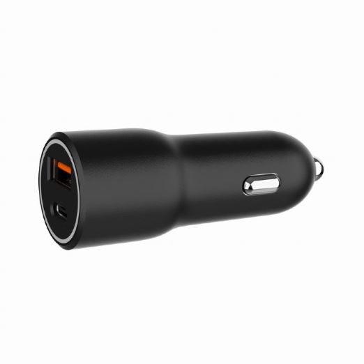 Gembird avto polnilnik USB-A/USB-C 38W PD, črn 7