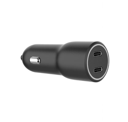 Gembird avto polnilnik 2xUSB-C PD 40W, črn 6