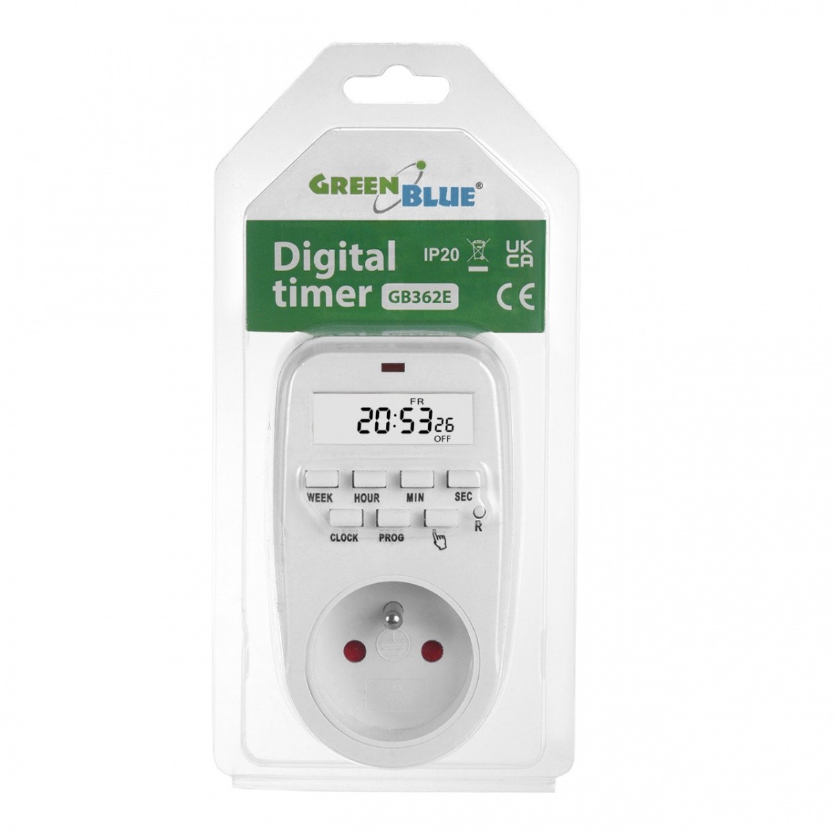 Digitalni časovni vklopnik GB362 E 3