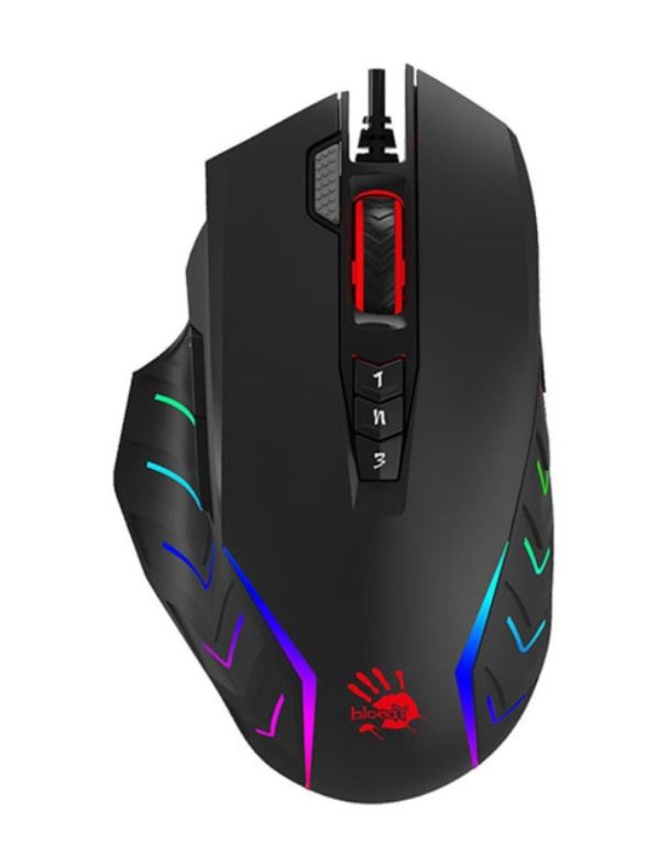 Miška A4TECH BLOODY J95S Stone Black USB