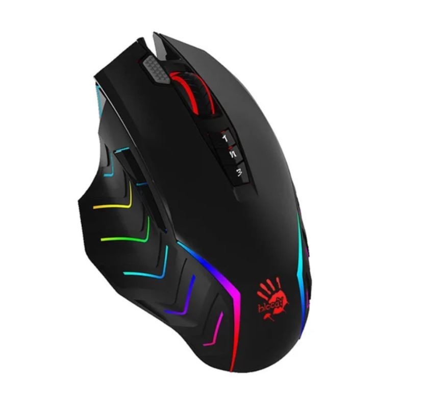 Miška A4TECH BLOODY J95S Stone Black USB 2