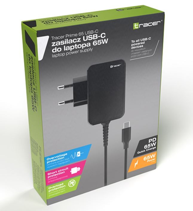 Prenosni napajalnik za prenosnik USB-C 65W 2