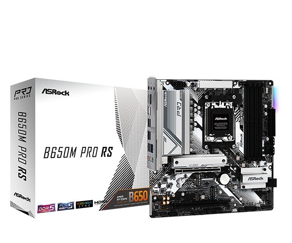 Matična plošča B650M PRO RS AM5, 4xDDR5, mATX