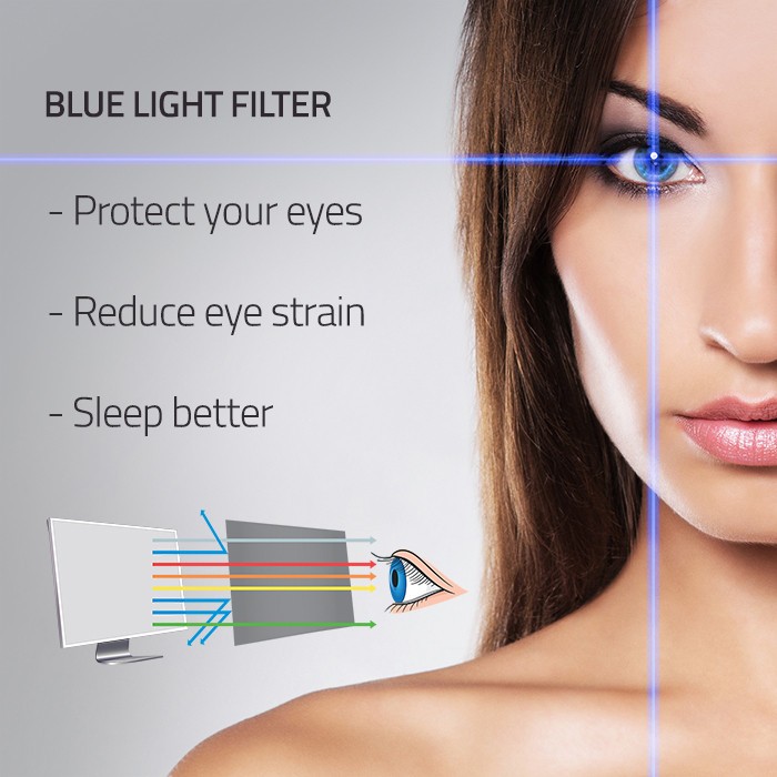 Filter za modro svetlobo 24" FHD, 16:9, mat anti-glare 4