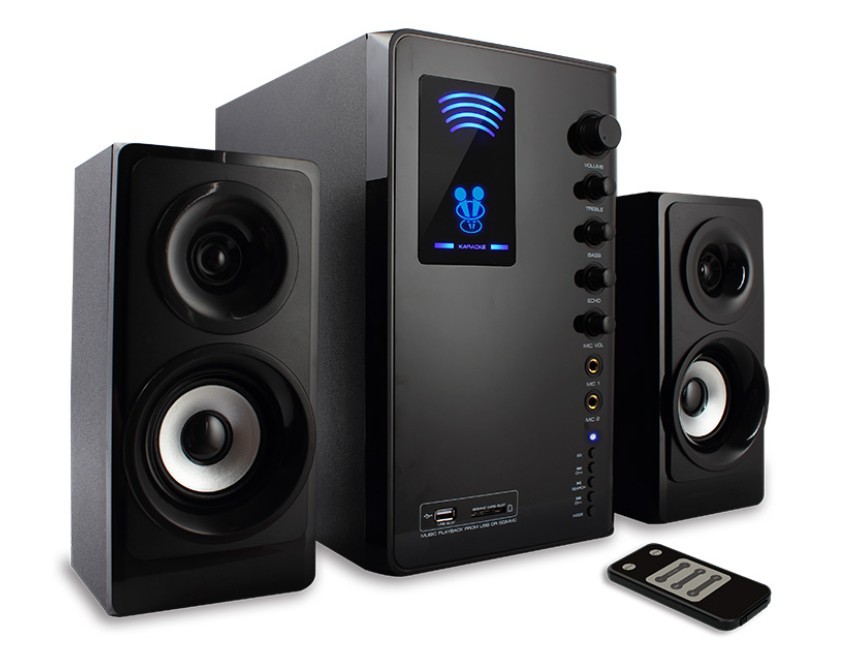 2.1 zvočniški set Tumba Bluetooth, črn
