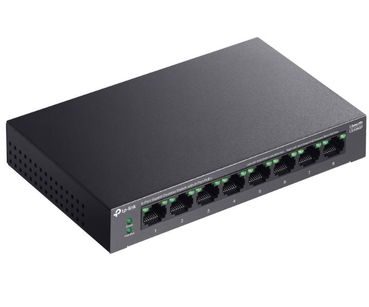 TP-LINK LS108GP 8xGE PoE+ stikalo 4
