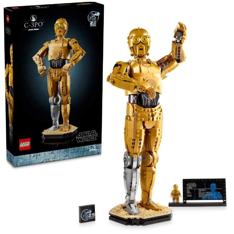 LEGO Star Wars 75398 C-3PO droid figurica 8