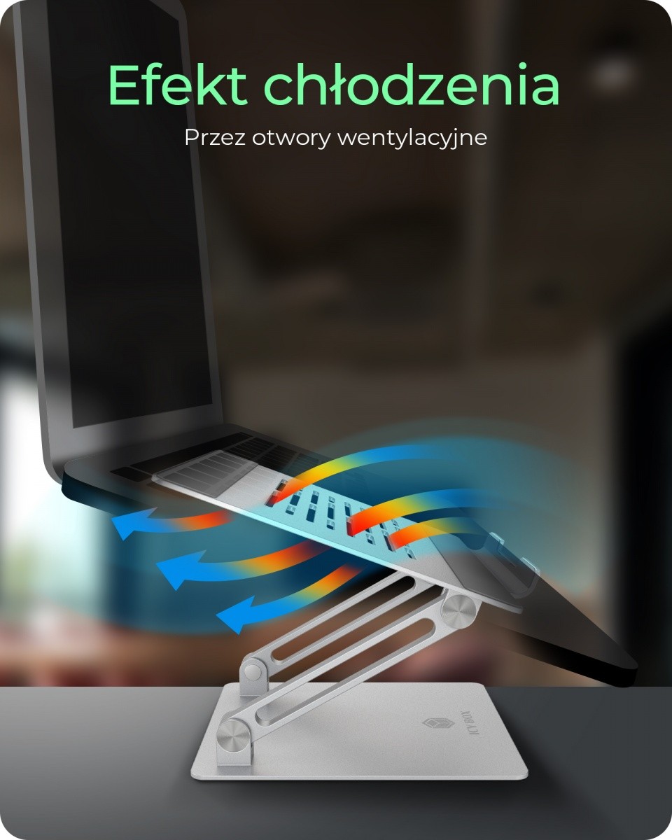 Stojalo za prenosnik IB-NH300 do 17" 2