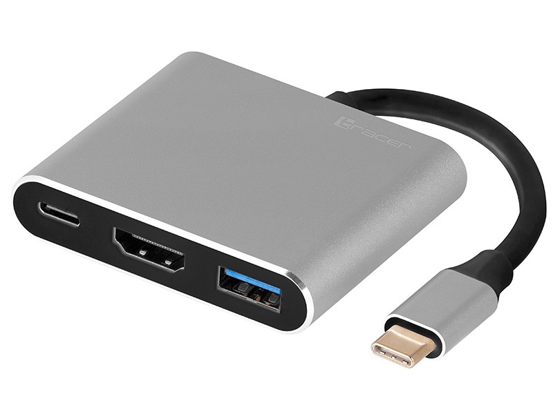 Adapter USB-C v HDMI 4K in USB 3.0, PD 100W