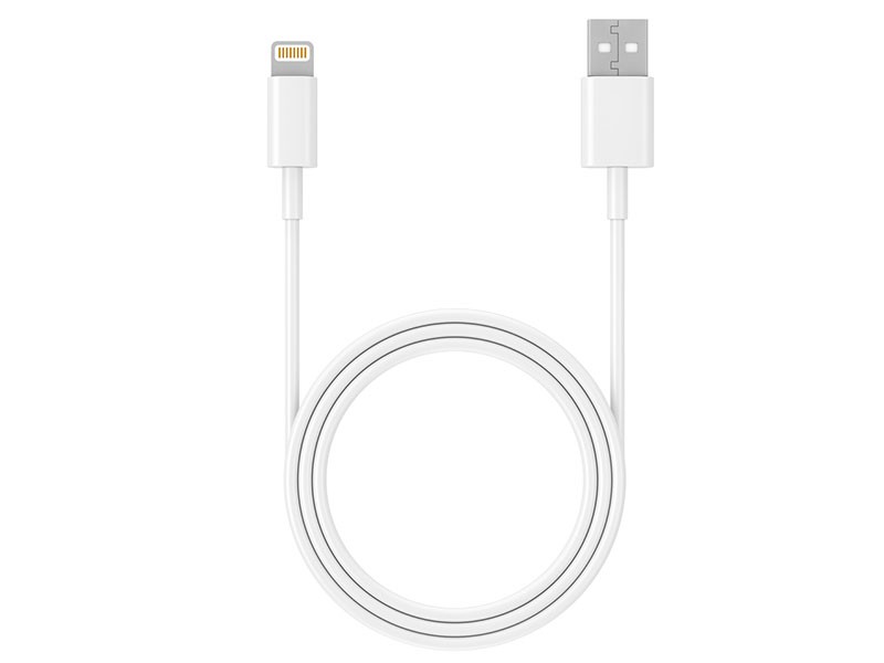 Kabel USB 2.0 iPhone AM-Lightning, 1m, bel