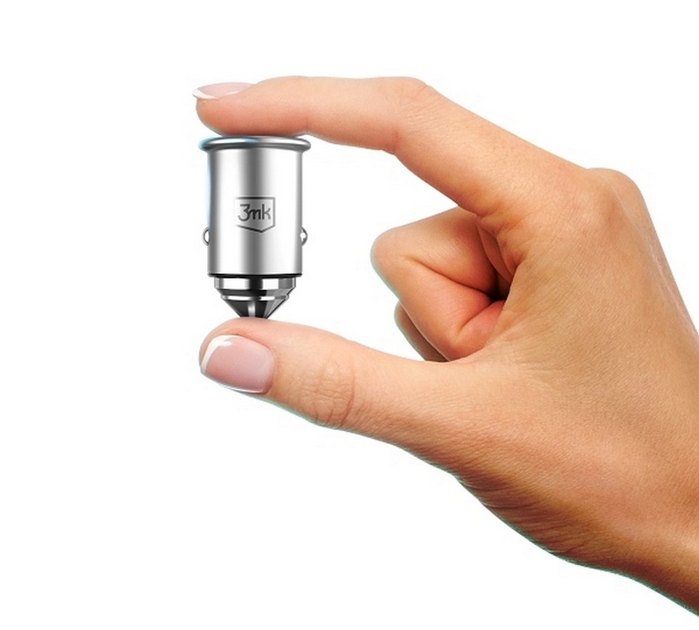 Avtomobilski polnilnik 45W, 1x USB-C + USB-A 3