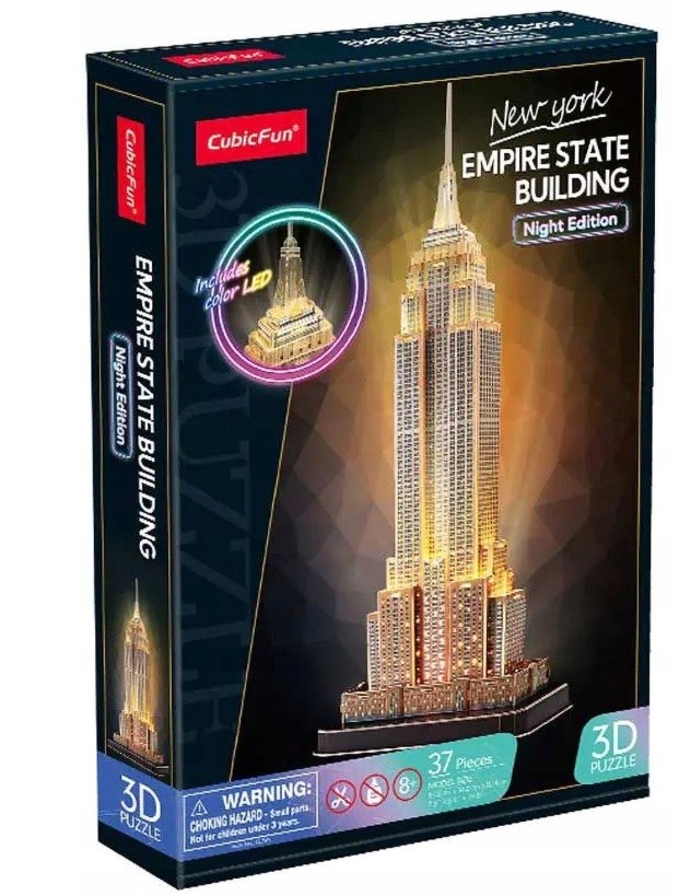 Cubic Fun 3D Puzzle Empire State Building, 37 elementov