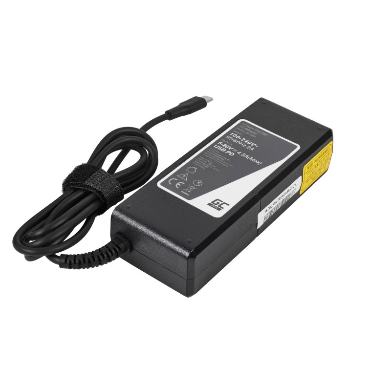 Green Cell USB-C polnilnik 90W (PD, 5-20V) 4