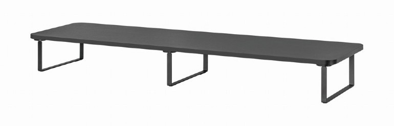 Podstavek za 2 monitorja, črn, pravokoten 3