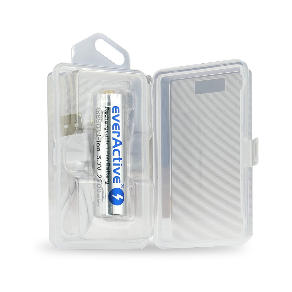 Baterija 18650 Li-ion 2600 mAh z USB-C polnjenjem 2