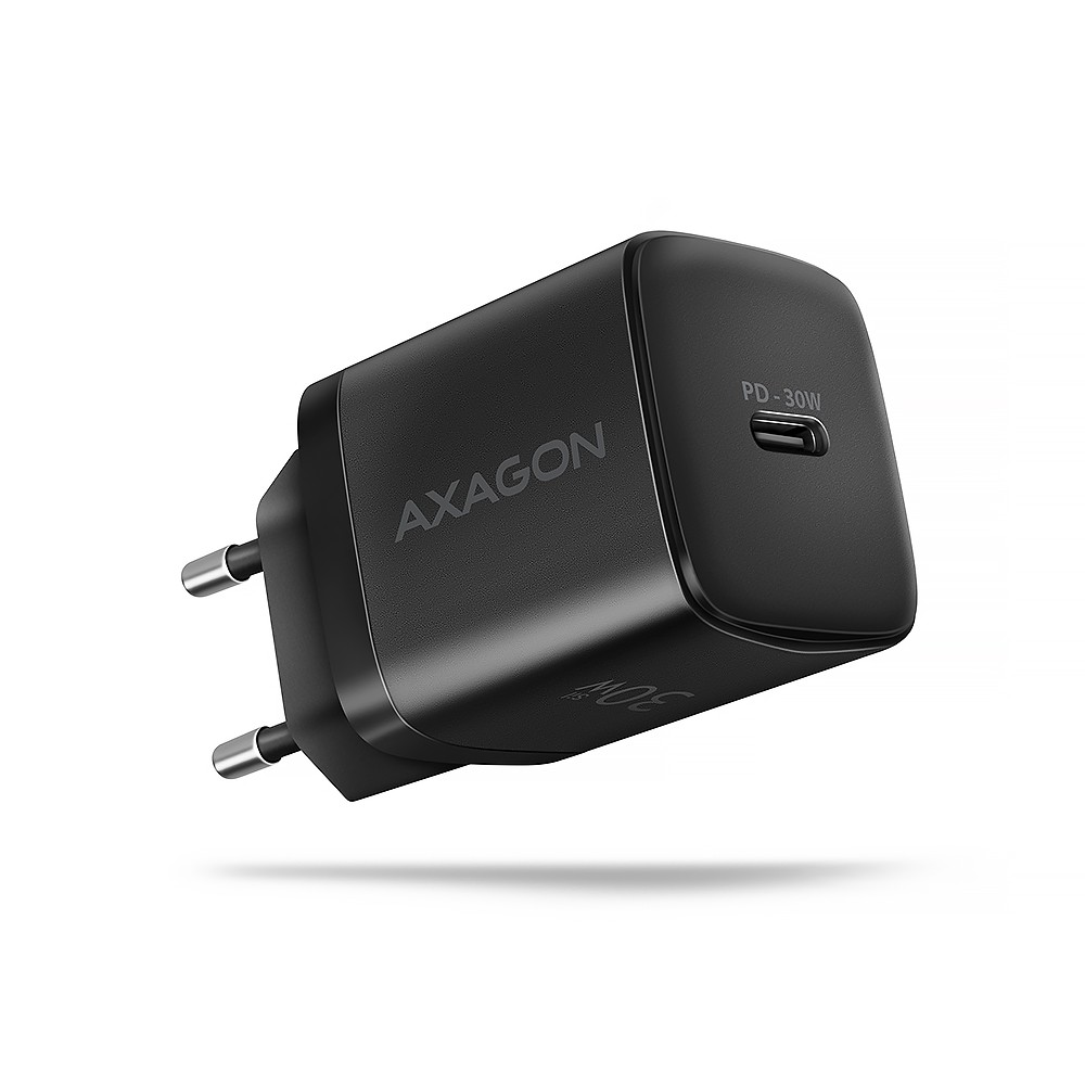 Omrežni polnilnik USB-C PD 30W, črn