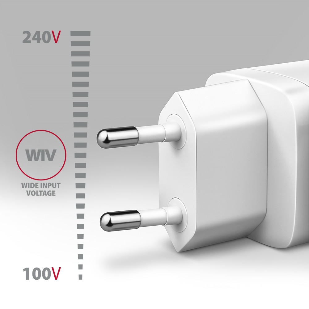 Omrežni polnilnik USB-C PD 30W, bel 3