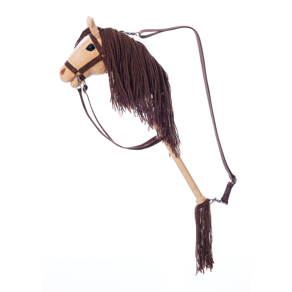 Konj na palici HOPPIHORSE A4, bež (bułana) 8