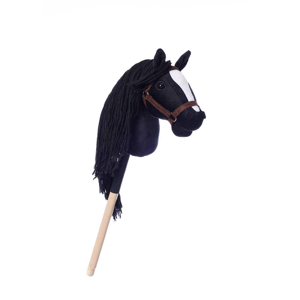 Konj na palici HOPPIHORSE A4, črn (kara) 6