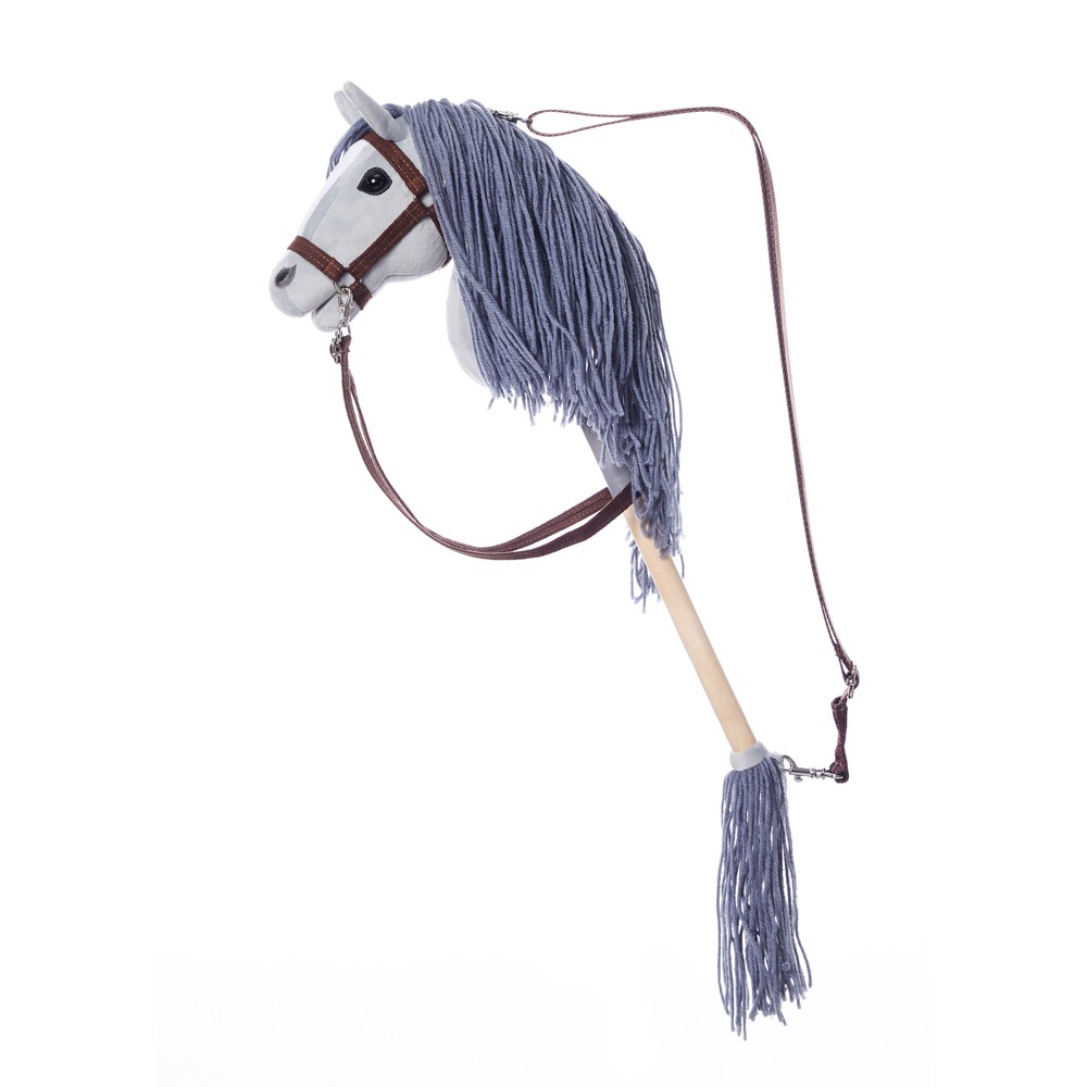 Konj na palici HOPPIHORSE A4, siv (siv) 8