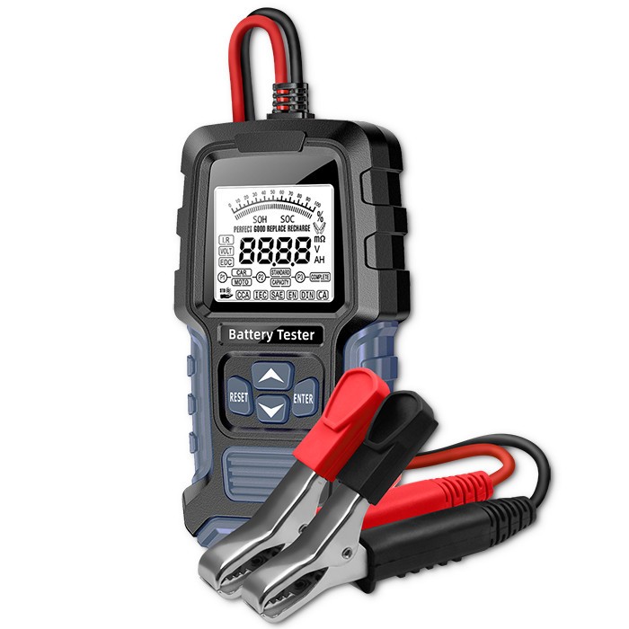 Digitalni tester akumulatorjev 12V/24V, 3Ah-250Ah z LCD