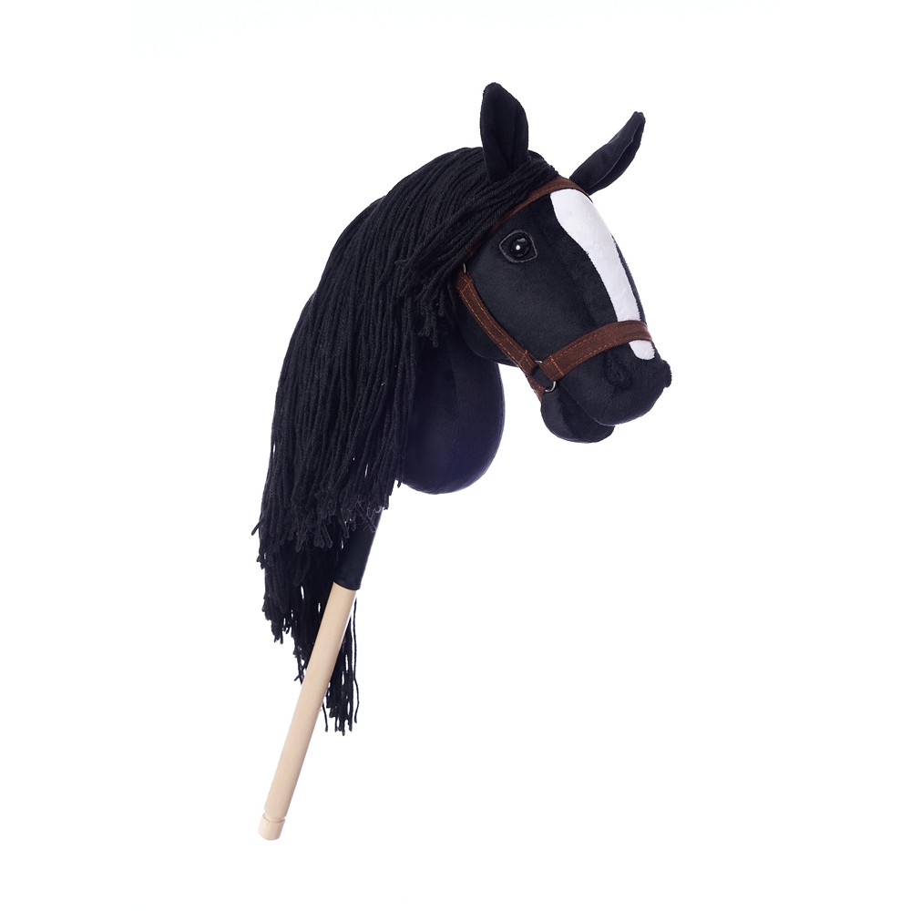 Konj na palici HOPPIHORSE A3, črn (kara) 4