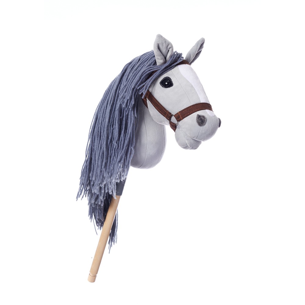 Konj na palici HOPPIHORSE A3, siv (siv) 4