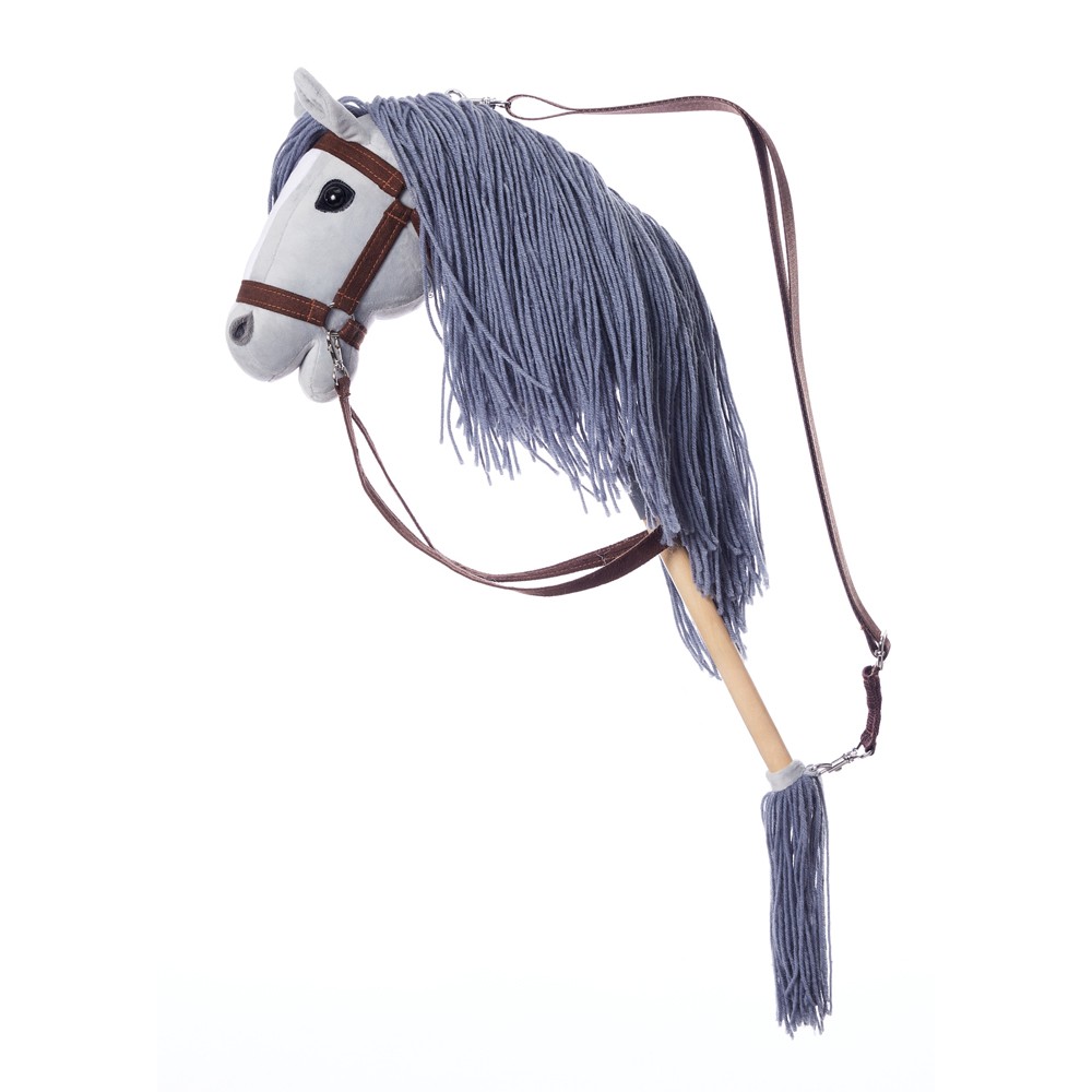 Konj na palici HOPPIHORSE A3, siv (siv) 5