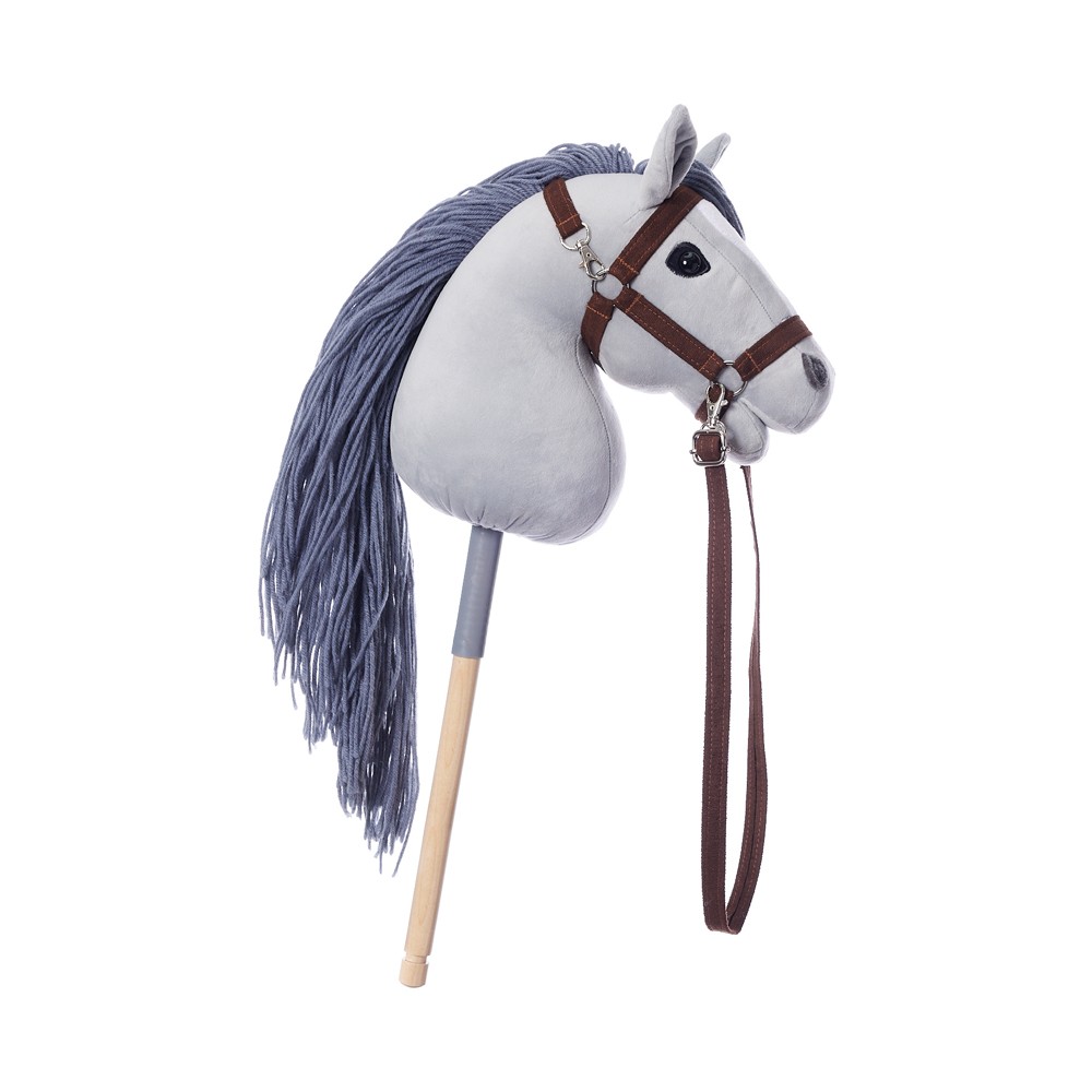 Konj na palici HOPPIHORSE A3, siv (siv) 6