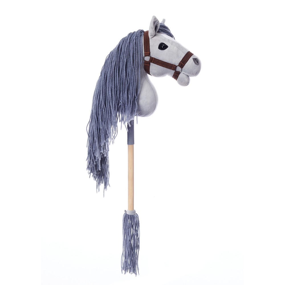 Konj na palici HOPPIHORSE A3, siv (siv) 7