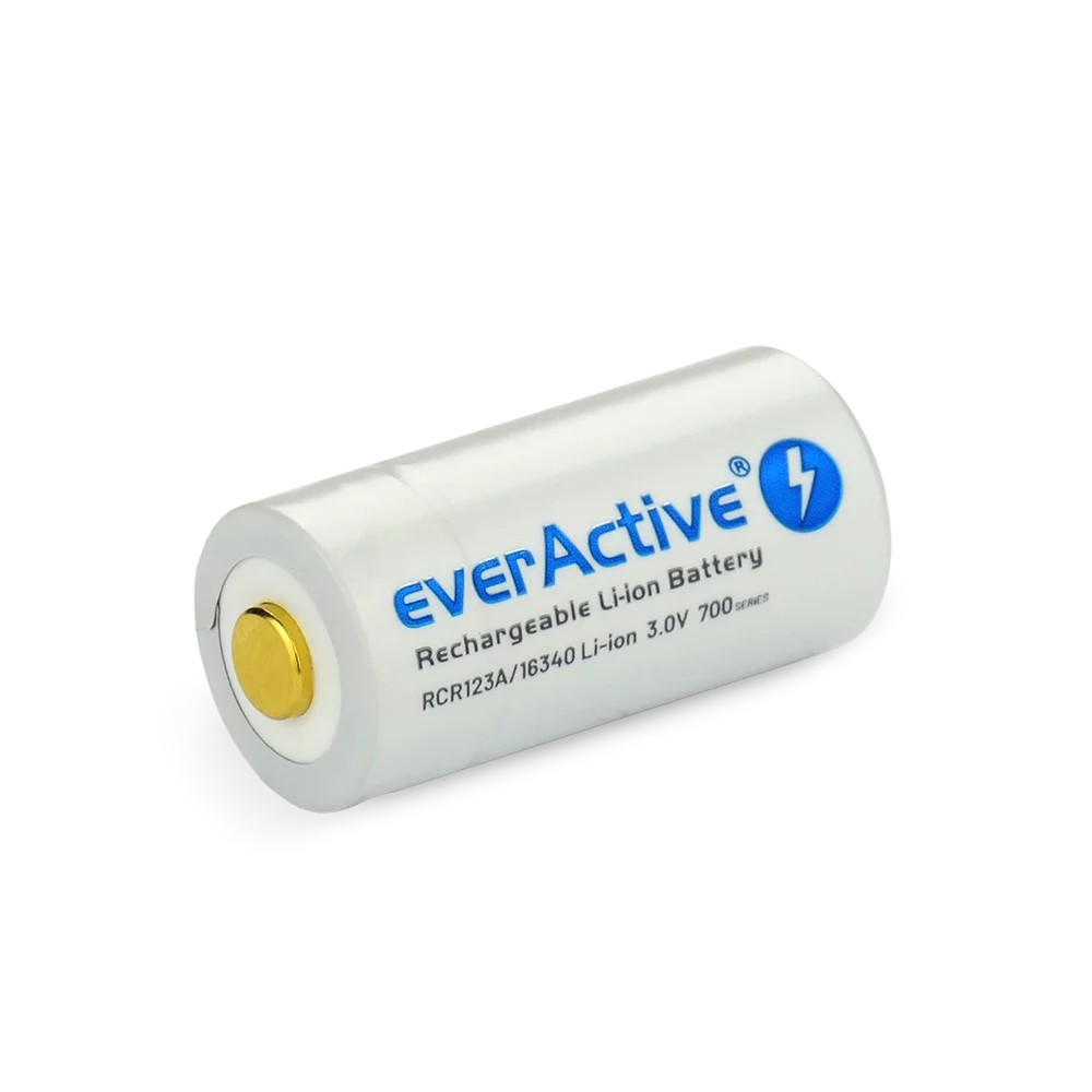Akumulator 16340 3V Li-ion 700 mAh z micro USB 5