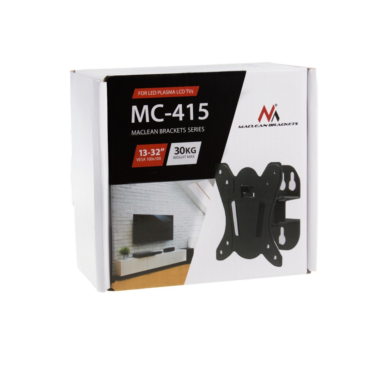 Nosilec za TV 13''-32'' 30 kg, VESA 100x100 3