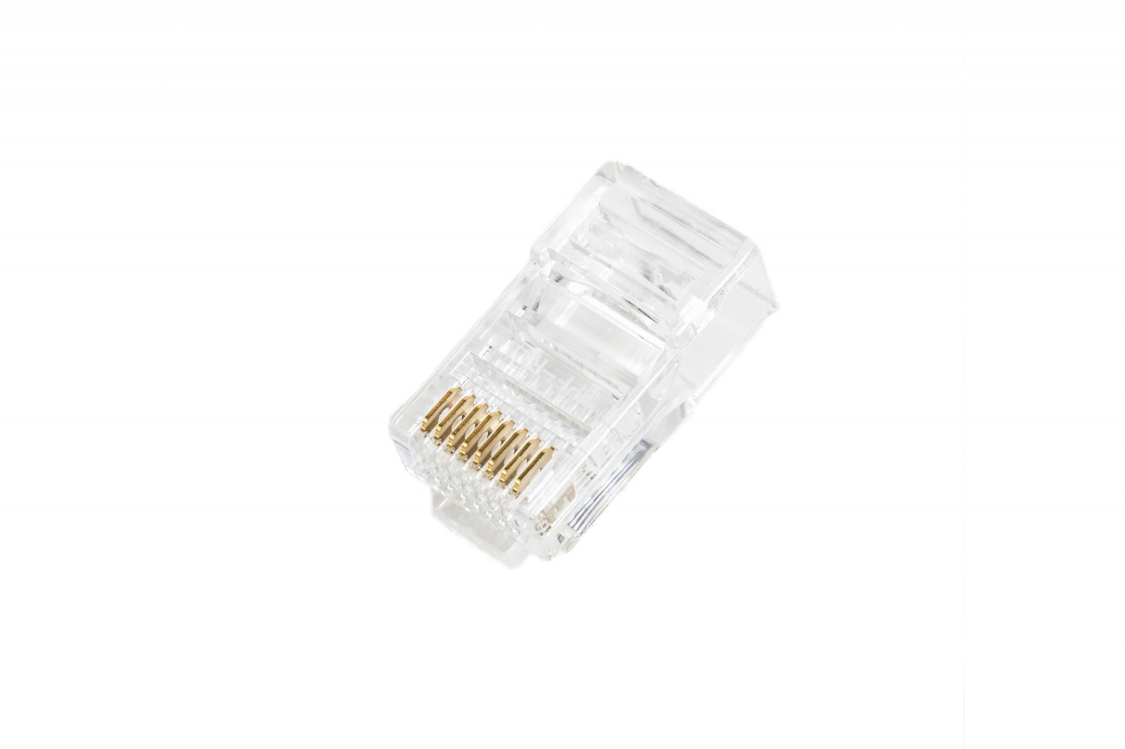 RJ45 (8P8C) konektor, Cat.5e, neoklopljen, 100 kos 2