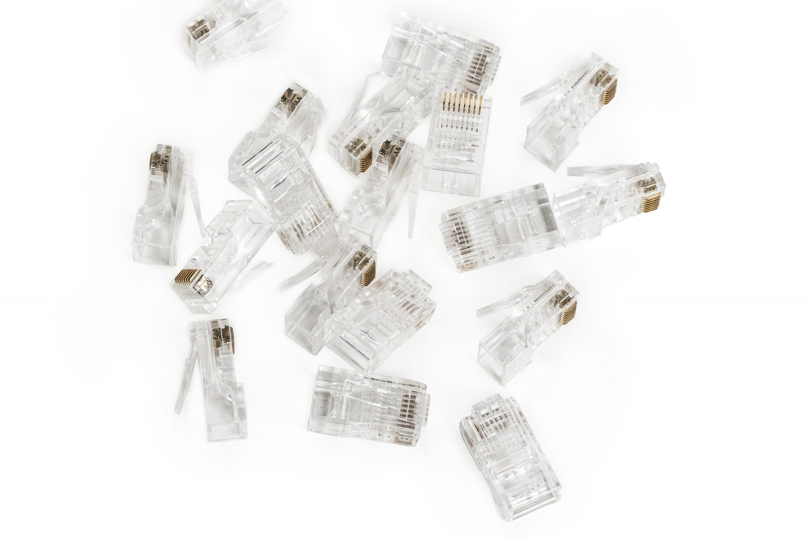 RJ45 (8P8C) konektor, Cat.5e, neoklopljen, 100 kos 5