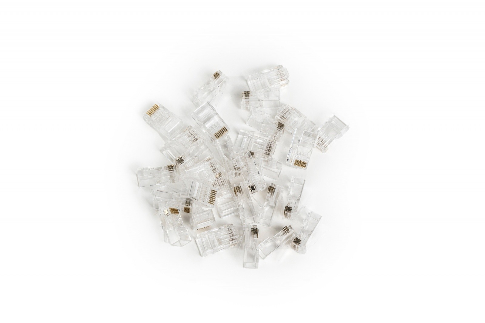 RJ45 (8P8C) konektor, Cat.6, neoklopljen, 100 kos 5