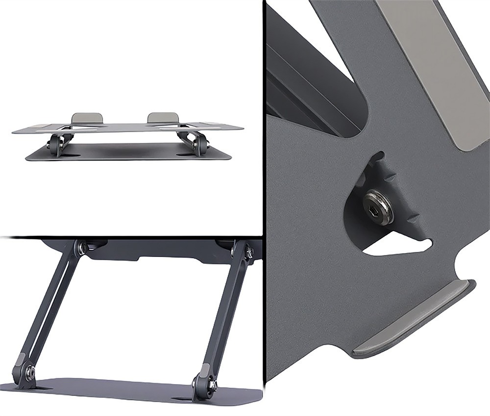 Media-Tech MT2661: Nastavljivo ergonomsko stojalo za prenosnik 10-17" 4