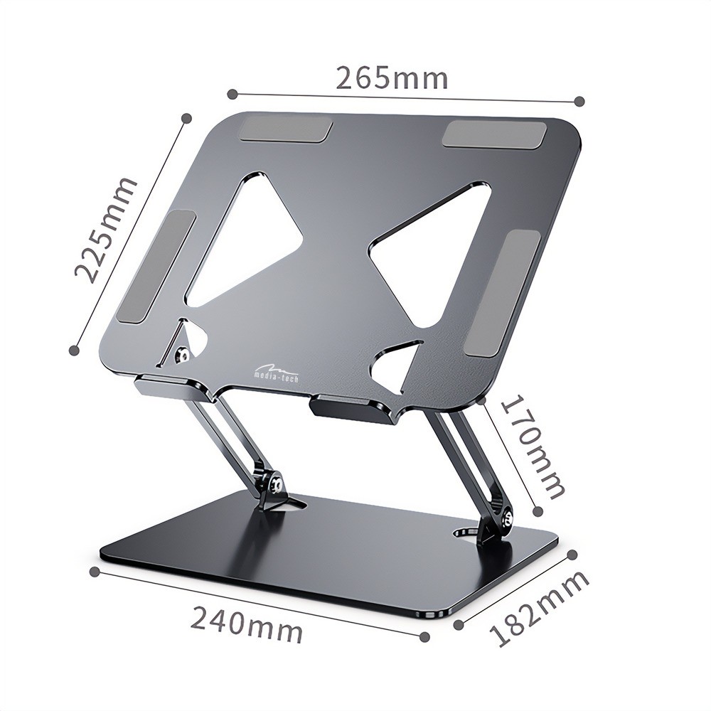 Media-Tech MT2661: Nastavljivo ergonomsko stojalo za prenosnik 10-17" 8