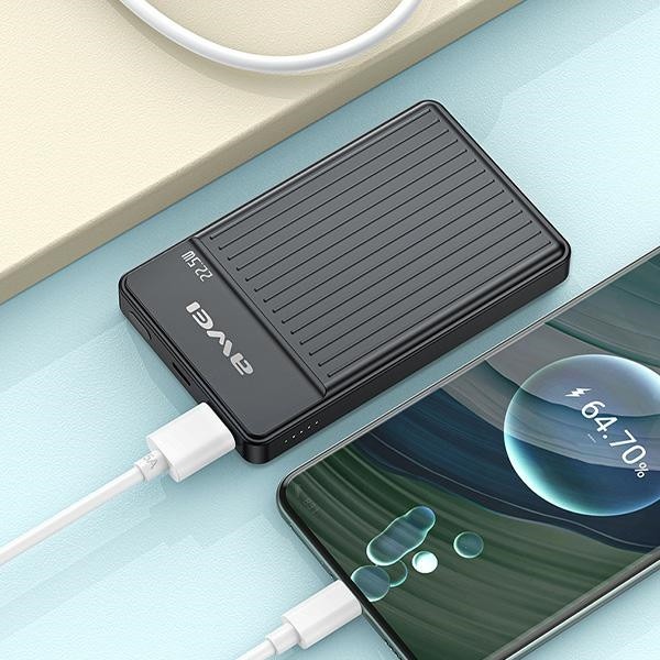 Indukcijski MagSafe powerbank 10000mAh 22,5W, črn 2